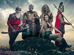 Warkings Armageddon album cover – epic power metal warriors 2022